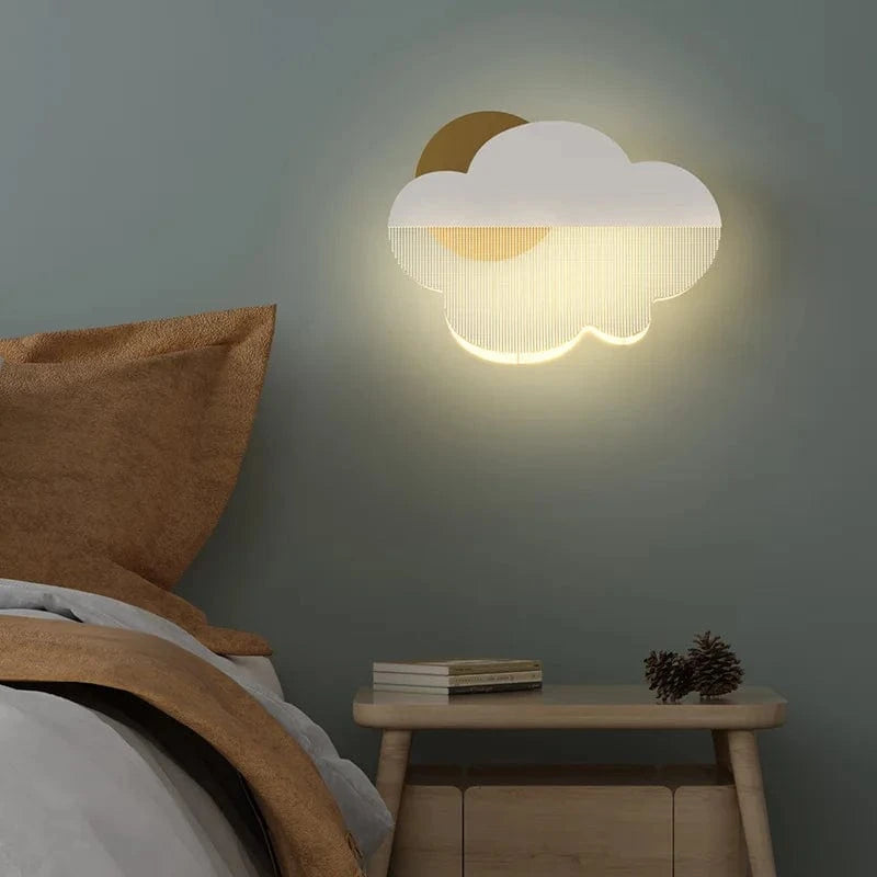 Applique murale LED Nuage en Acrylique pour Chambre d'Enfant | Marco Lucetti 3 températures de couleur