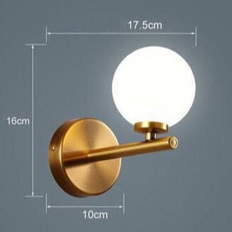 Applique murale LED Nyrea Glass Glow | Marco Lucetti A / Froide