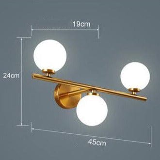 Applique murale LED Nyrea Glass Glow | Marco Lucetti C / Chaude