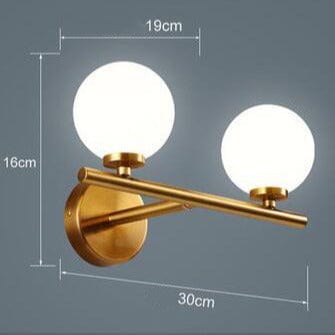 Applique murale LED Nyrea Glass Glow | Marco Lucetti D / Chaude