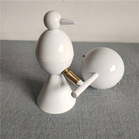 Applique Murale LED Oiseau Géométrique Modernisé | Marco Lucetti Blanc