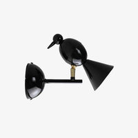 Applique Murale LED Oiseau Géométrique Modernisé | Marco Lucetti Noir