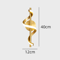 Applique Murale LED Ondulée Métallique - Polino | Marco Lucetti