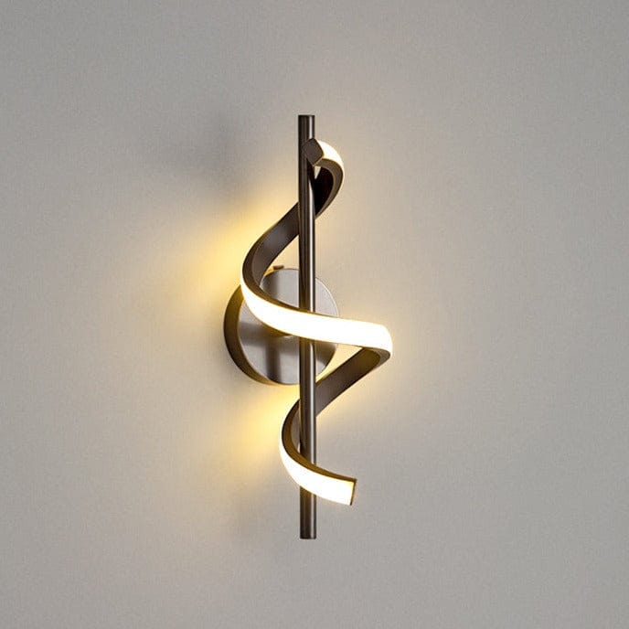 Applique Murale LED Ondulée Métallique - Polino | Marco Lucetti