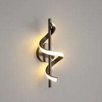 Applique Murale LED Ondulée Métallique - Polino | Marco Lucetti