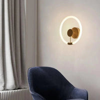 Applique murale LED Or Moderne Circulaire | Marco Lucetti