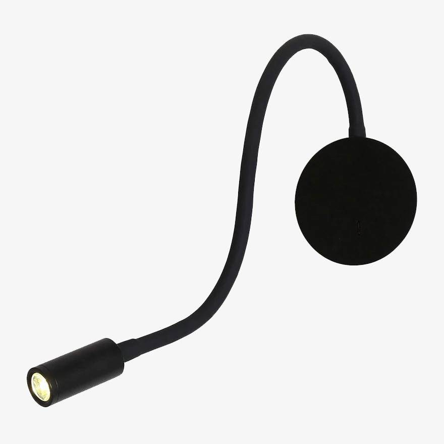 Applique murale LED orientable pour chambre | Marco Lucetti Noir / Froide