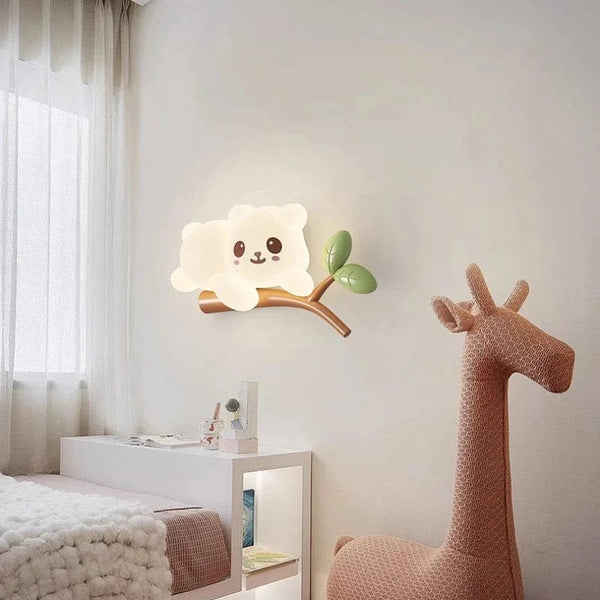 Applique murale LED Ours Dessin Animé pour Chambre d'Enfants - Marque Éclair'Ors | Marco Lucetti