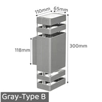 Applique murale LED Outdoor Design | Marco Lucetti GU10 sans ampoule / Gris-B