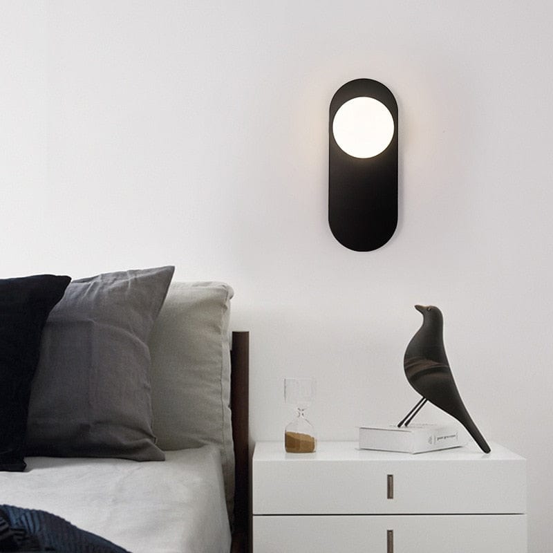 Applique murale LED ovale Katalea™ en métal | Marco Lucetti