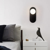 Applique murale LED ovale Katalea™ en métal | Marco Lucetti