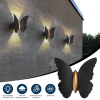 Applique murale LED Papillon Blanc - Design Moderne 12W IP65 | Marco Lucetti