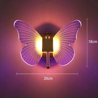 Applique murale LED "Papillon Brillant" | Marco Lucetti Blanc chaud (2700-3500K)