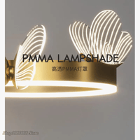 Applique murale LED Papillon Doré - Style Nordique Moderne et Créatif | Marco Lucetti