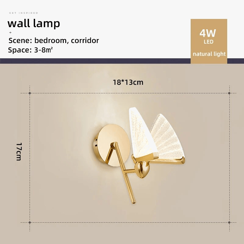 Applique murale LED Papillon Moderna | Marco Lucetti