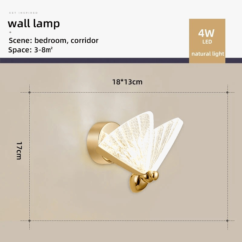 Applique murale LED Papillon Moderna | Marco Lucetti