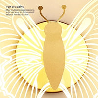 Applique murale LED Papillon Noir - Élégance Lumineuse | Marco Lucetti