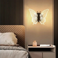 Applique murale LED Papillon Noir - Élégance Lumineuse | Marco Lucetti