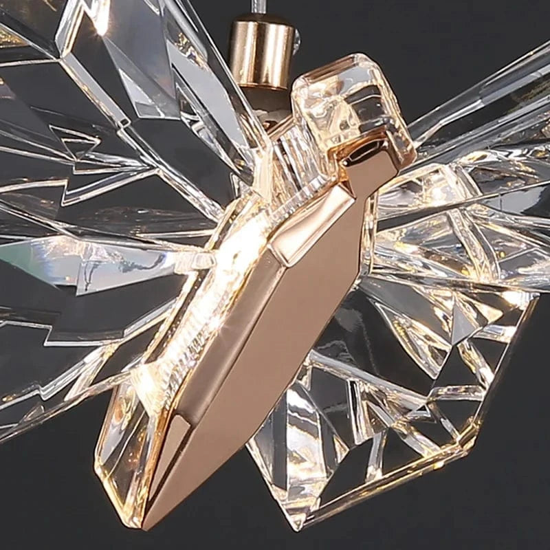 Applique murale LED papillon nordique - Éclairage tendance | Marco Lucetti Doré / 3 couleurs claires