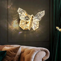 Applique murale LED papillon nordique - Éclairage tendance | Marco Lucetti Doré / 3 couleurs claires