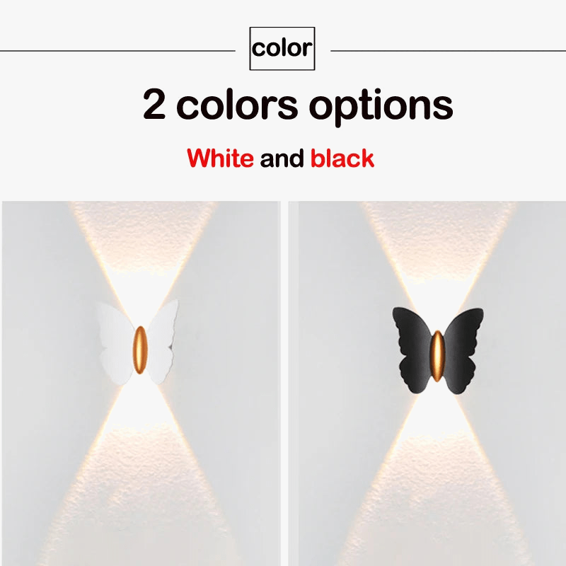 Applique murale LED Papillon pour extérieur | Marco Lucetti