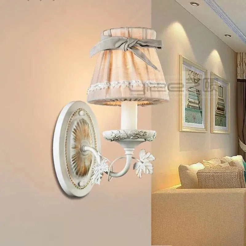 Applique murale LED Pastoral avec nœud en tissu - Décoration Nordique | Marco Lucetti