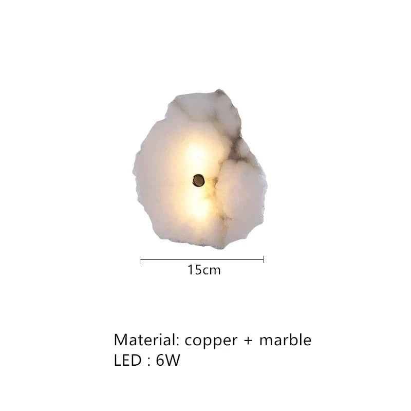 Applique murale LED Pierres Lumineuses | Marco Lucetti 1 bille / Lumière chaude