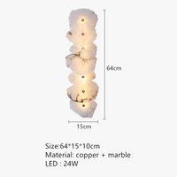 Applique murale LED Pierres Lumineuses | Marco Lucetti