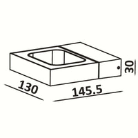 Applique murale LED pivotante Havery en métal. | Marco Lucetti