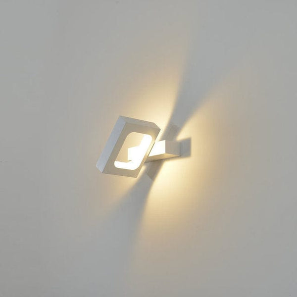 Applique murale LED pivotante Havery en métal. | Marco Lucetti Blanc