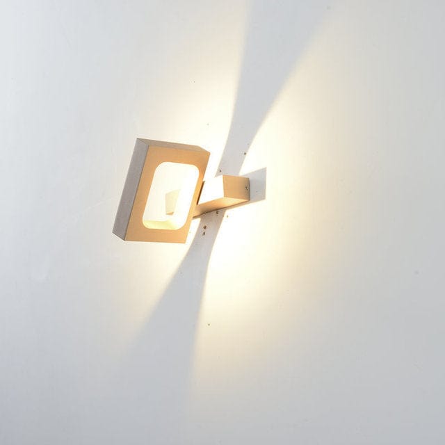 Applique murale LED pivotante Havery en métal. | Marco Lucetti Gris