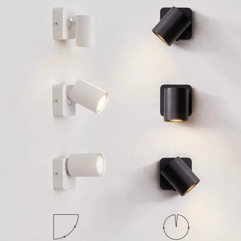 Applique murale LED pliable rotative style moderne pour hôtel - Luminaria© | Marco Lucetti