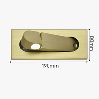 Applique murale LED pliante design moderne pour hôtel avec angle ajustable