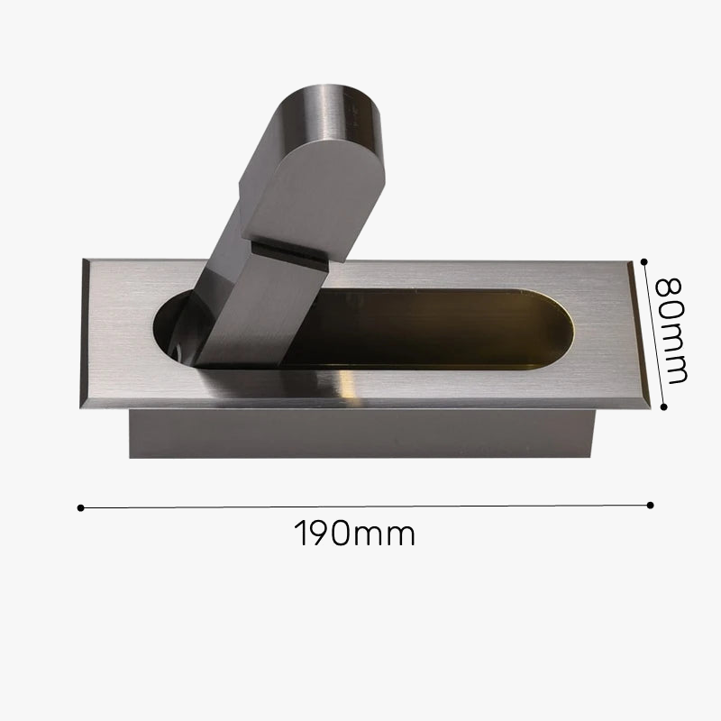 Applique murale LED pliante design moderne pour hôtel avec angle ajustable