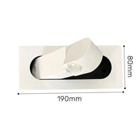 Applique murale LED pliante design moderne pour hôtel avec angle ajustable | Marco Lucetti Rectangulaire Blanc / Blanc chaud (2700-3500K)