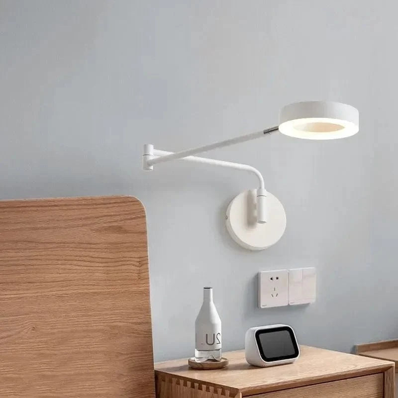 Applique murale LED pliante en bois télescopique | Marco Lucetti