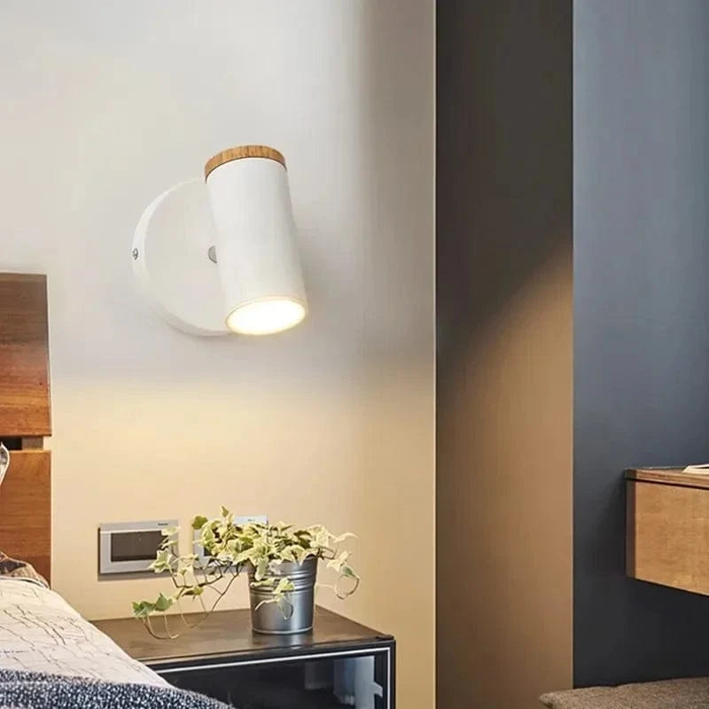 Applique murale LED pliante en bois télescopique | Marco Lucetti