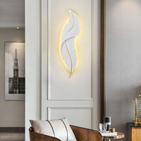 Applique murale LED Plume Blanche Kauai | Marco Lucetti