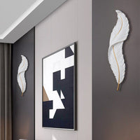 Applique murale LED Plume Blanche Kauai | Marco Lucetti