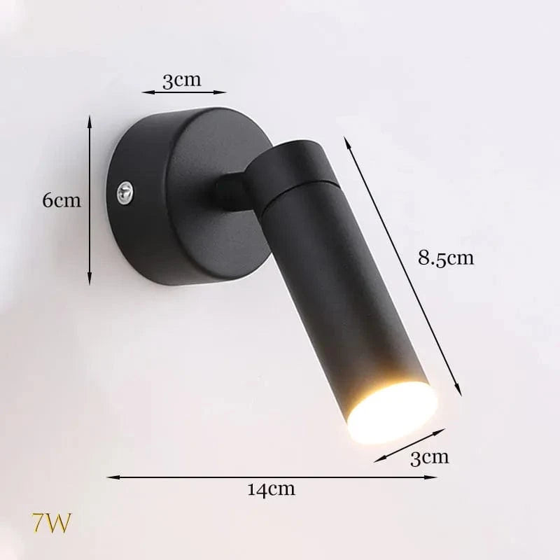 Applique murale LED pour ambiance familiale au style loft | Marco Lucetti 3 / Blanc chaud (2700-3500K)