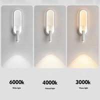 Applique murale LED pour chambre d'hôtel : Lampe liseuse tête de lit avec intérieur LED Rotation et chevet Booklight | Marco Lucetti