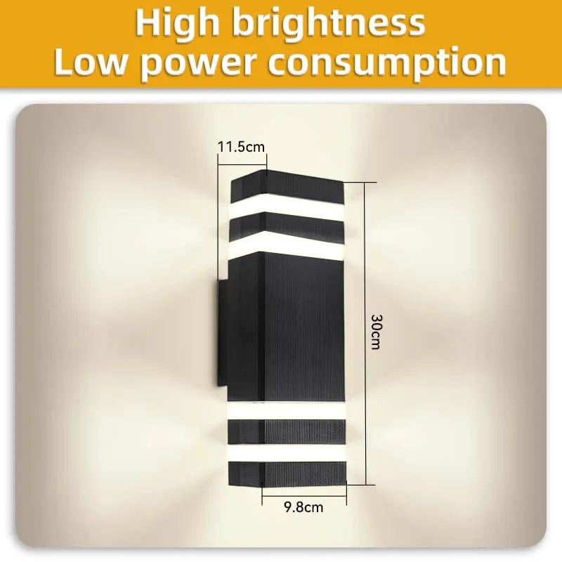 Applique murale LED pour extérieur : Éclairage décoratif pour maison et jardin | Marco Lucetti