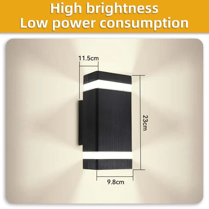 Applique murale LED pour extérieur : Éclairage décoratif pour maison et jardin | Marco Lucetti