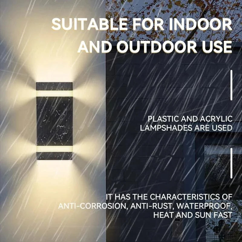 Applique murale LED pour extérieur : Éclairage décoratif pour maison et jardin | Marco Lucetti