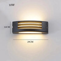 Applique murale LED pour jardin en extérieur, étanche | Marco Lucetti Gros 10W / Blanc chaud (2700-3500K)