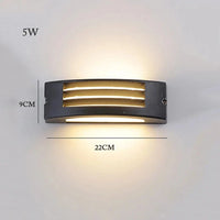 Applique murale LED pour jardin en extérieur, étanche | Marco Lucetti Petit 5W / Blanc chaud (2700-3500K)