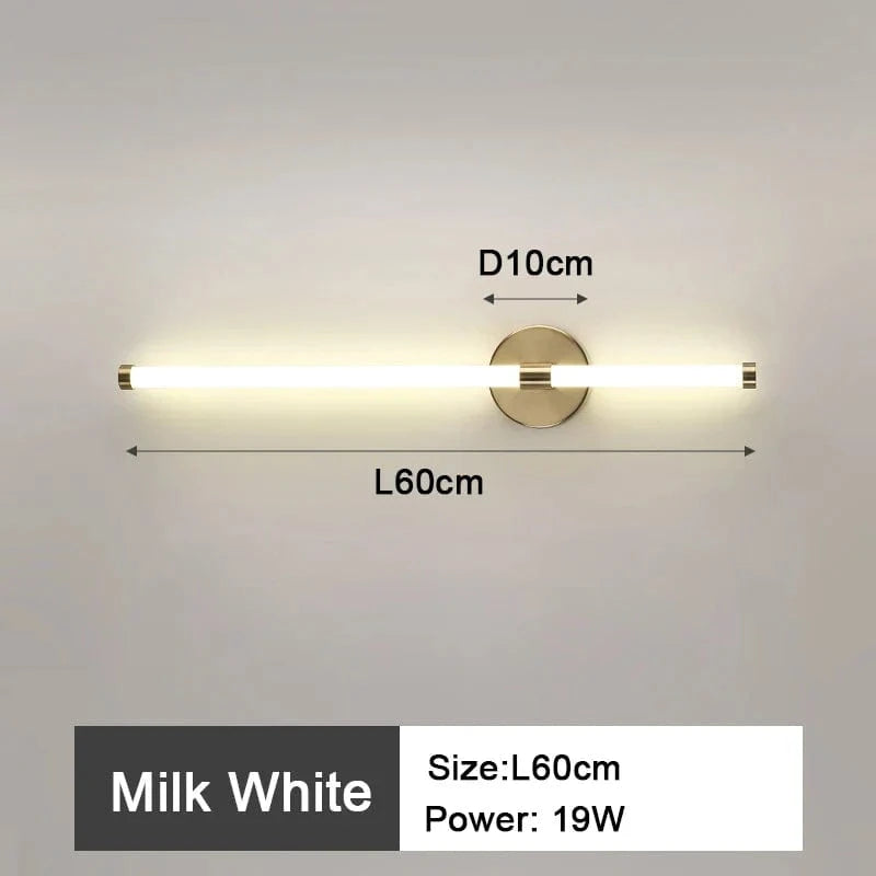 Applique murale LED pour une ambiance lumineuse dans votre chambre à coucher | Marco Lucetti L60cm 19w / Blanc chaud