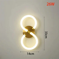 Applique murale LED pour une déco moderne | Marco Lucetti Huit styles / Blanc chaud (2700-3500K)