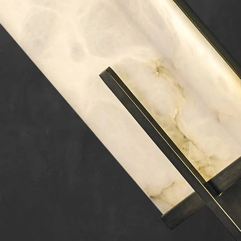 Applique murale LED Premium en laiton doré et marbre | Marco Lucetti