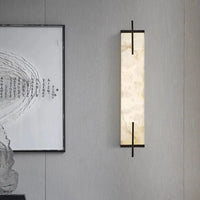 Applique murale LED Premium en laiton doré et marbre | Marco Lucetti